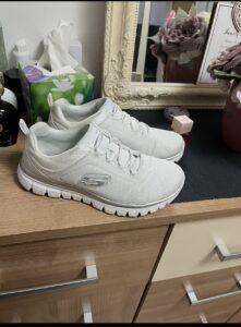 Sneakers Sketchers alb 38